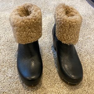 UGG leather booties